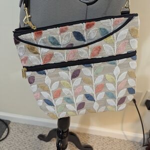 Multicolor Leaf Pattern Women's Bag